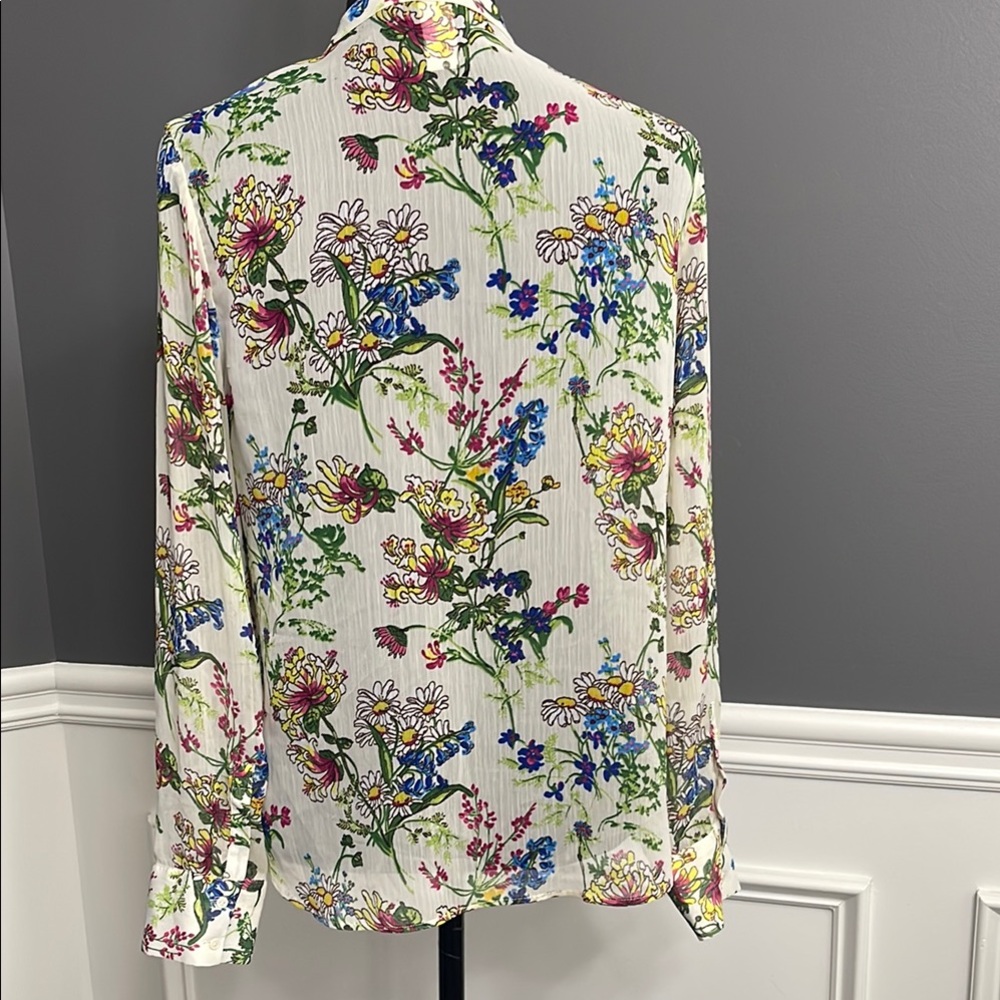 H&M Floral Ruffle Blouse - Picture 5 of 7